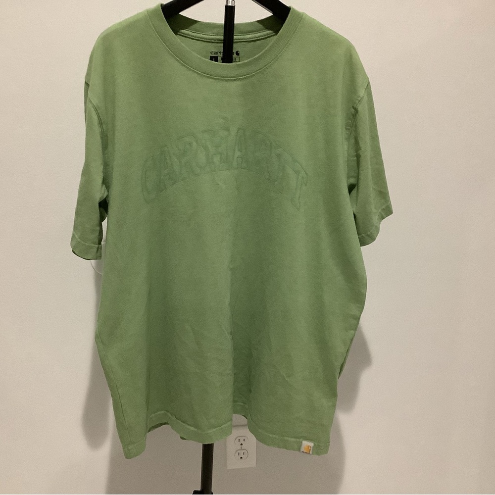 Carhartt Light Green Relaxed Fit Crewneck Tee